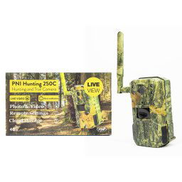 Camera vanatoare PNI Hunting 250C cu Internet 4G LTE duplex, necesita abonament Cloud 22$/an, acces live prin aplicatie