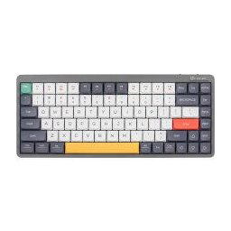 Tastatura FINA 84, Fara fir, Bluetooth, USB, Wireless, Layout US, Multicolor