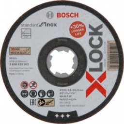 Disc taiere inox X-Lock standard 125x1.6 mm