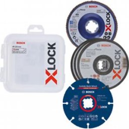 Discuri polizor mixte 125 mm X-LOCK set 5 bucati