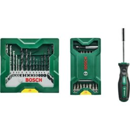 Set mixt bricolaj Mini X-Line Bosch 41 piese