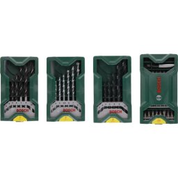 Set mixt 31 burghie metal lemn biti MINI X-Line
