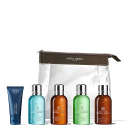 Set Molton Brown The Refreshed Adventurer Body Hair Carry On Voyager 3 X Gel De Dus 100Ml + Sampon 100Ml + Curatare Fata 30Ml