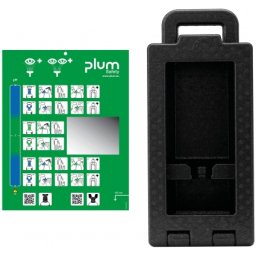 Statie pentru clatirea ochilor iBox 1, goala, pentru o sticla, Plum