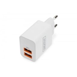 Incarcator de retea DA-10061 2xUSB-A, 15W, Alb