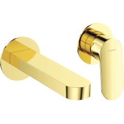 ALPINIA Baterie pentru Chiuvetă, Îngropată, 2 Găuri Finisaj: Auriu BGA_Z55L