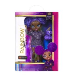 Papusa Rainbow High, Junior Doll S2, Krystal Bailey, 28cm