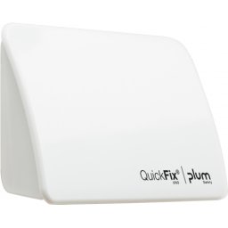 Dispenser plasturi QuickFix Uno, alb, neechipat, pentru o rezerva, Plum