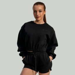 STRIX Hanorac pentru femei Lunar Cropped Black L