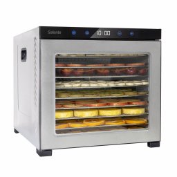 Aparat de deshidratat si uscat fructe, legume, Salente QuickDry, 1100 W, 35-77°C, LCD