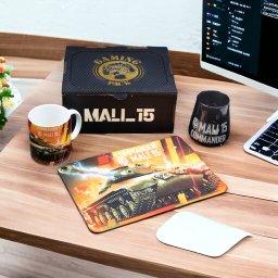 Set Gaming Ultimate: Cană, Mouse Pad și Pahar Personalizate