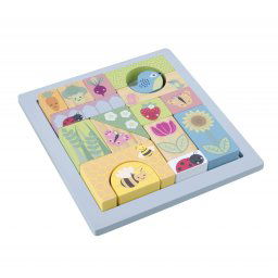 Cuburi de construit Gradina de primavara, Orange Tree Toys