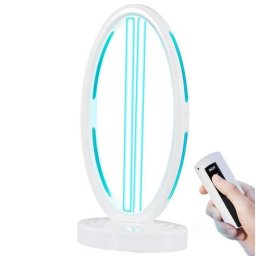 Lampa UV-C biocida cu Ozon, telecomanda cu 3 programe, alba, 38W
