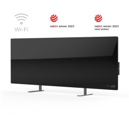 Convector electric de podea/perete AGH0002S 700W Wi-Fi Infrarosu Negru