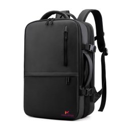 Rucsac extensibil Mercaton, compatibil cu laptop-uri pana la 17.3"", Port USB, Waterproof, Travel Size, Negru