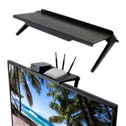 Suport pliabil de depozitare pentru TV sau Monitoare LCD, Maxim 4 Kg, Negru, 30 x 11 x 3 cm