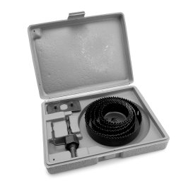 Carote pentru gips-carton, rigips, lemn, plastic, PVC, set 8 buc, 64-127 mm, Richmann