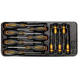 Set surubelnite combinate, pentru dulap mobil, 12 piese, NEO