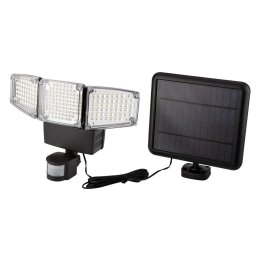 Lampa solara de perete, LED, senzor miscare, 2 moduri iluminare, 10 W, 1000 lm, IP65, NEO