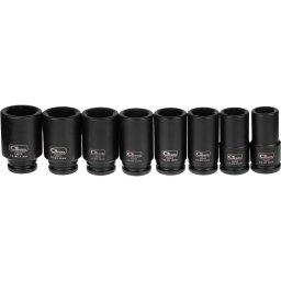 Chei tubulare de impact, lungi, 3/4"", set 8 buc, 24-41 mm, Richmann Exclusive