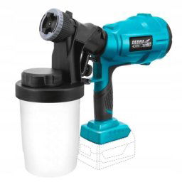 Pistol de vopsit, 18 V, Li-ion (acumulator neinclus), 900 ml, 2.0-2.5 mm, SAS+ALL, Dedra