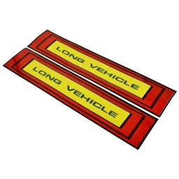 Set sticker reflectorizant pentru camion "" LONG VEHICLE "" 50 x 10cm