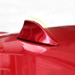 Antena auto activa AM - FM tip ""SHARK TAIL"" culoare ROSU
