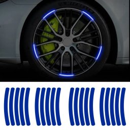 Set 20 bucati Elemente Reflectorizante ""Wheel Arch"" pentru autoturisme, biciclete, motociclete, atv-uri, scutere, culoare Albast