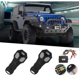 Modul cu 2 telecomenzi Wireless pentru actionare Troliu, destinatie Off-Road, ATV, SSV, QUAD (AVX-T100123-8)