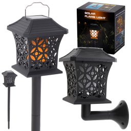 Lampa solara de exterior ""COMBO"" cu 12 LED-uri cu posibilitate de montaj la sol sau pe perete