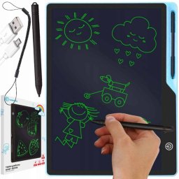Tableta grafica de 16"" pentru copii, culoare Albastru, AVX-WT-RYMT-1201-BK-BLUE