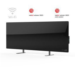 Convector electric de podea/perete AGH0002S 700W Wi-Fi Infrarosu Negru