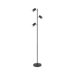 Lampadar Globo 57910SB ROBBY 3xGU10/5W/230V negru