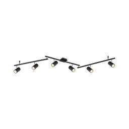Spot Globo 57910-6B ROBBY 6xGU10/35W/230V negru