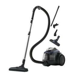 Aspirator Electrolux EL61C3DB 600 fara sac de praf, 700W, duza parchet, duza cu spatiu lung, albastru denim