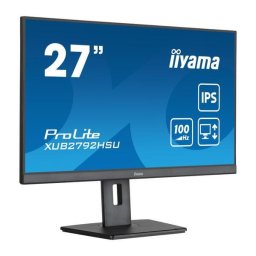 Monitor IPS LED Iiyama ProLite 27" XUB2792HSU-B6, Full HD (1920 x 1080), HDMI, DisplayPort, Boxe, Pivot, 100 Hz, 0.4 ms, Negru
