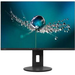 Monitor IPS LED Fujitsu 24.1" B2410 WS, WUXGA (1920 x 1200), VGA, DVI, HDMI, DisplayPort, Pivot, Boxe, Negru