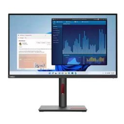Monitor IPS LED Lenovo ThinkVision 27" T27p-30, UHD (3840x2160), HDMI, DisplayPort, Pivot, 4 ms, Negru