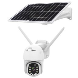 Camera rotativa Speed Dome 4G audio cu panou solar 2MP IR 30M microfon Sim Difuzor Card Kruger&Matz 4G Connect C100 - KM2214