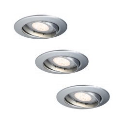 Paulmann 92516 - Set 3x LED GU10 3,5W corp iluminat baie 230V