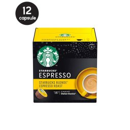 12 Capsule Starbucks Blonde Espresso Roast – Compatibile Dolce Gusto