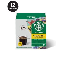 12 Capsule Starbucks Veranda Blend Americano – Compatibile Dolce Gusto