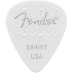 Fender 351 Shape White Extra Heavy (6)