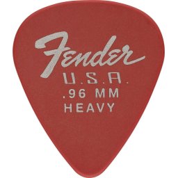 Fender Dura-Tone Delrin Picks 351 Shape - 12 Pack Fiesta Red