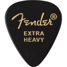 Fender Classic Celluloid Picks 351 Shape - 12 Pack Black