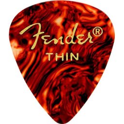 Fender Classic Celluloid Picks 351 Shape - 12 Pack Tortoise Shell