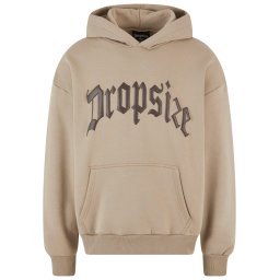 Dropsize Bluză de molton maro cămilă / ciocolatiu