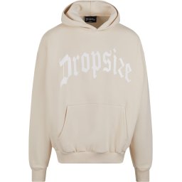 Dropsize Bluză de molton bej / alb
