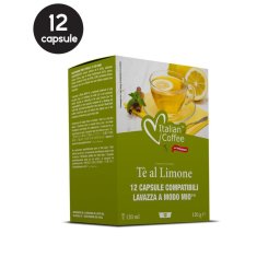12 Capsule Italian Coffee Ceai Lamaie - Compatibile A Modo Mio