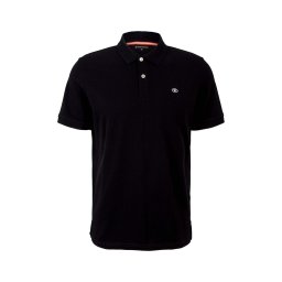 TOM TAILOR Tricou portocaliu / negru / alb